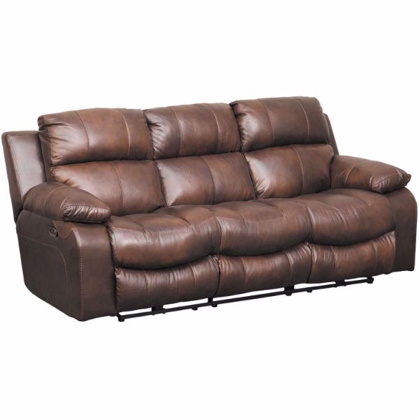 Positano Leather Power Reclining Sofa | 0P0-4991P | AFW.com