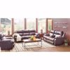 Picture of Positano Leather Power Reclining Console Loveseat