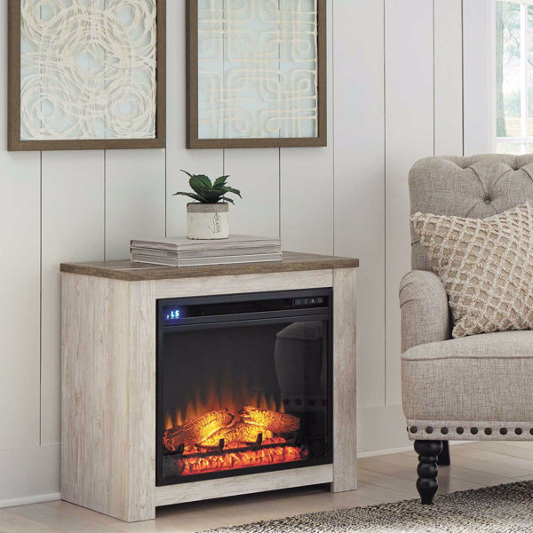 Willowton TV Stand With Fireplace Included - Ashley Furniture | AFW.com