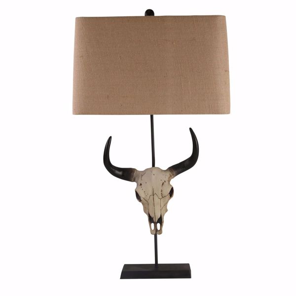 Picture of Bull Skull Table Lamp