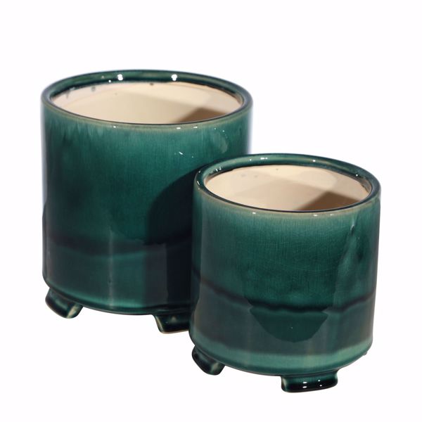 Picture of Set Two Teal Planters