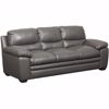 Picture of Logan Charcoal Leather Sofa
