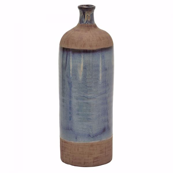 Picture of Blue Brown Ceramic vase