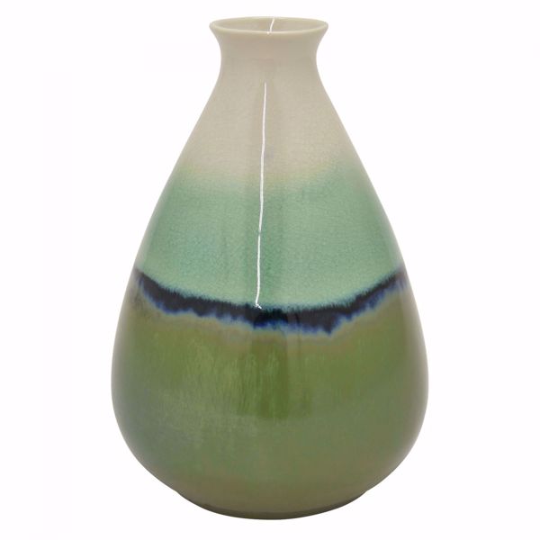 Picture of Light Blue Green Ceramic Vase