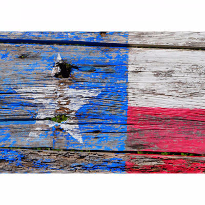 Picture of Texas Wood Flag 24x36 *D