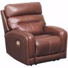 Picture of Sessom Leather Power Recliner with Adjustable Headrest and Lumbar