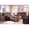 Picture of Sessom Leather Power Reclining Console Loveseat with Adjustable Headrest and Lumbar