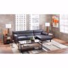 Picture of Sloan 2PC Leather Black Sectional