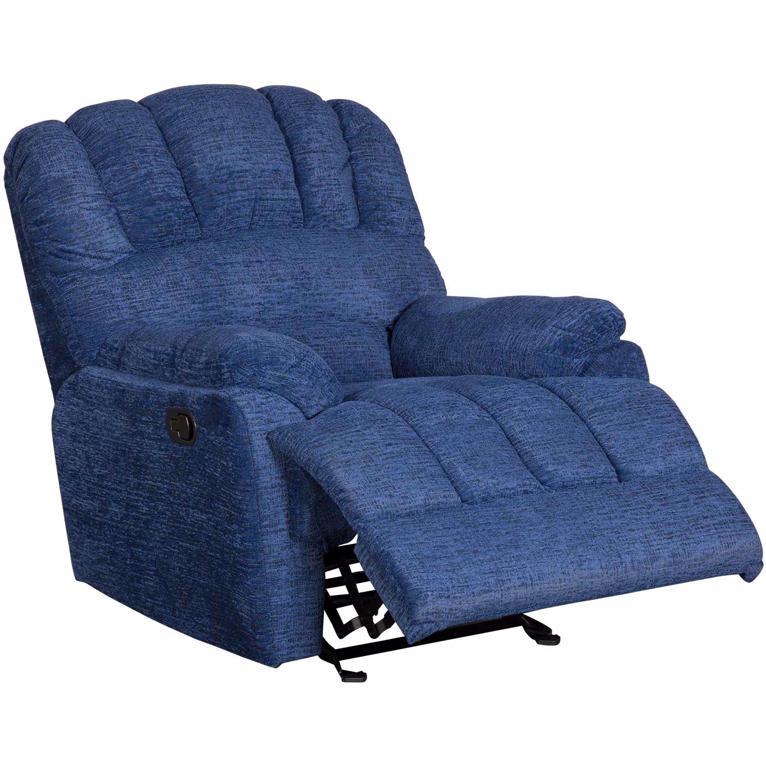 Relax In The Morris Blue Glider Recliner | AFW.com