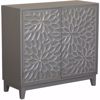Picture of Floral Gray Accent Cabinet