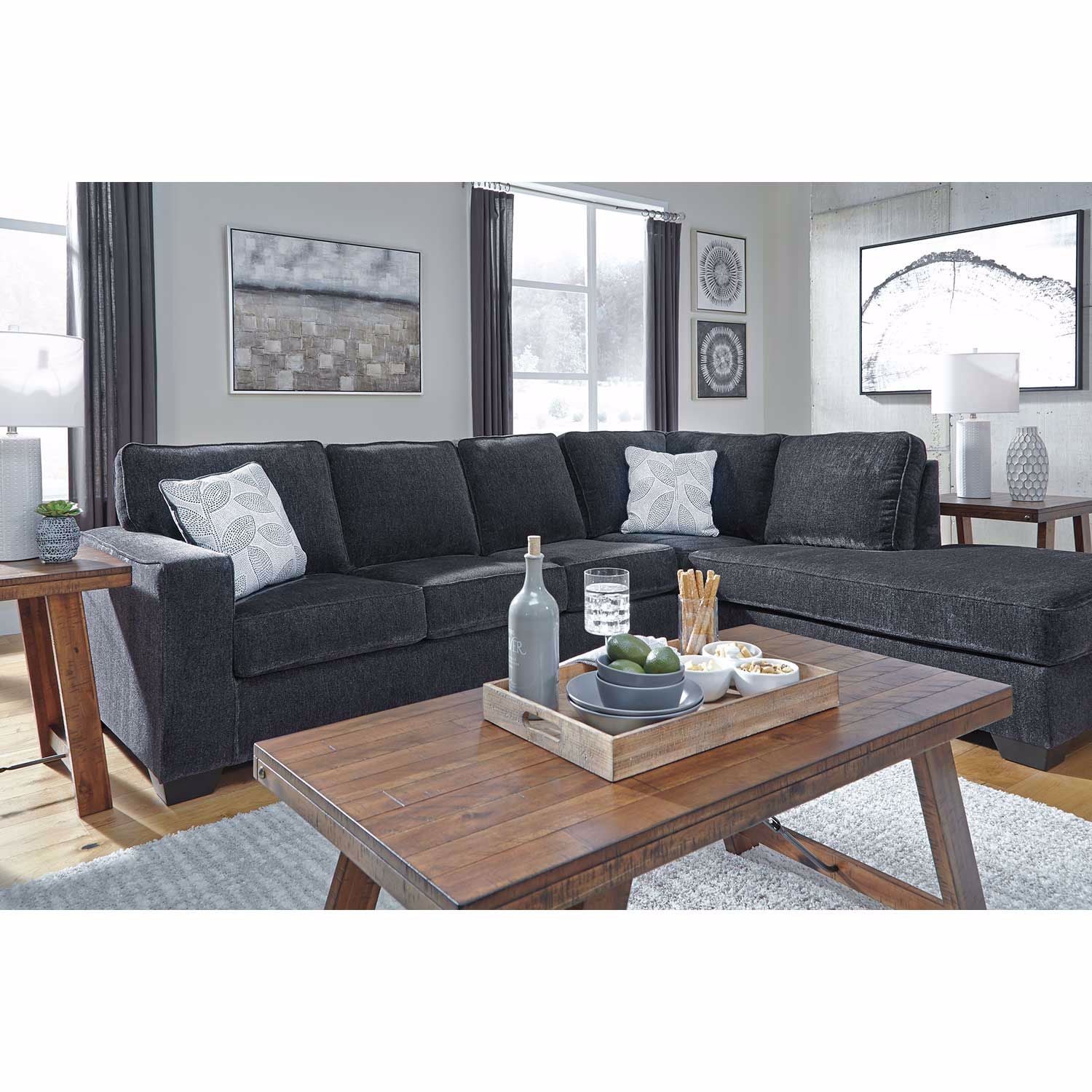 Picture of Altari Slate Cocktail Ottoman