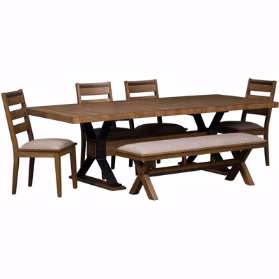Picture of Retreat 6 Piece Dining Set w/ Bench