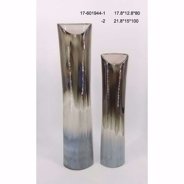 Picture of Metallic Top Cylinder Vase