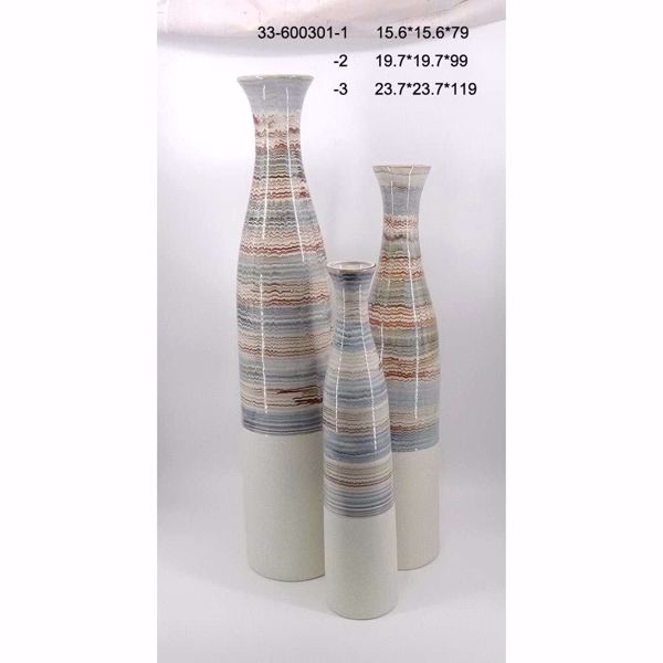 Picture of Blue Multi Ceramic Vase