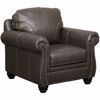 Picture of Lawthorn Slate Italian Leather Chair