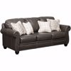 Picture of Lawthorn Slate Italian Leather Queen Sleeper