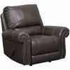 Picture of Lawthorn Slate Italian Leather Rocker Recliner