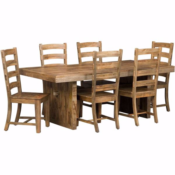 Picture of Vintage Rectangular Table 7 Piece Set
