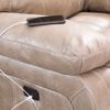Picture of Dunwell Driftwood Power Reclining Console Loveseat with Adjustable Headrest