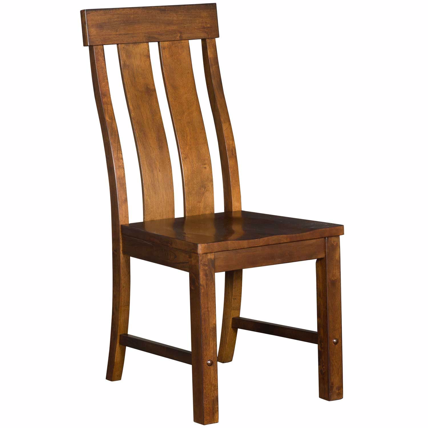 Hunderson Slatback All Wood Side Chair | HDN-MB-SC | AFW.com