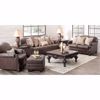 Picture of Embrook Chocolate Leather Loveseat
