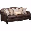 Picture of Embrook Chocolate Leather Sofa