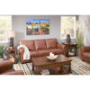 Picture of Whisky Italian All Leather Loveseat