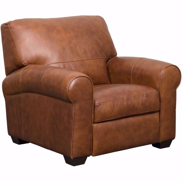 Whisky Italian All Leather Recliner, Italian Leather Chairs