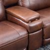 Picture of Dean 6 Piece Leather Power Reclining Sectional with Adjustable Headrests