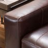 Picture of Morelos Brown Italian Leather Sofa