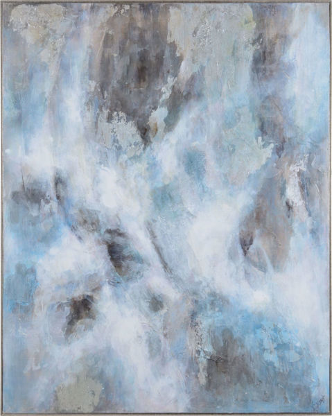 Picture of Soft Blue Abstract Canvas