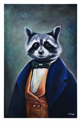 Picture of Professional Racoon Canvas