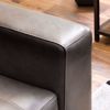 Picture of Morelos Gray Italian Leather Sofa