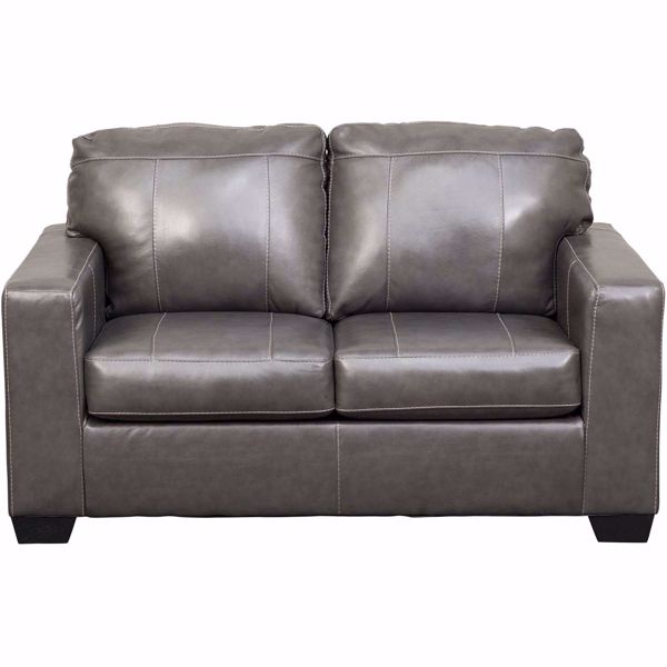 Morelos Gray Italian Leather Loveseat 3450335 Ashley Furniture Afw Com,How To Make Salmon Patties With Canned Salmon