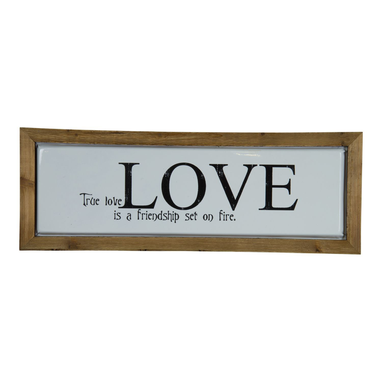 Wood Metal Sign True Love | 123-1054 | AFW.com