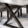 Picture of Live Edge Dining Table with Iron Base, Gray
