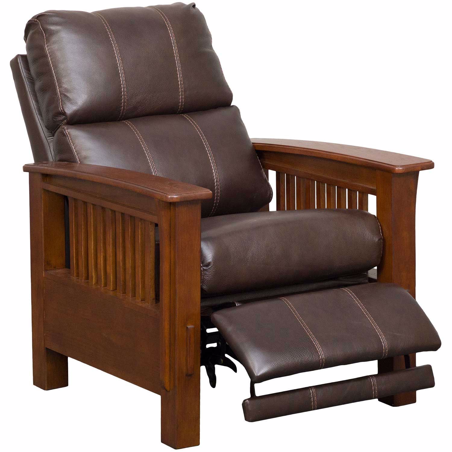 Cowlitz Leather Hi Leg Pushback Recliner 3760226 Ashley Furniture