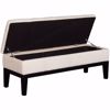 Picture of Emily Beige Tufted Storage Bench