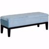 Picture of Emily Blue Tufted Storage Bench