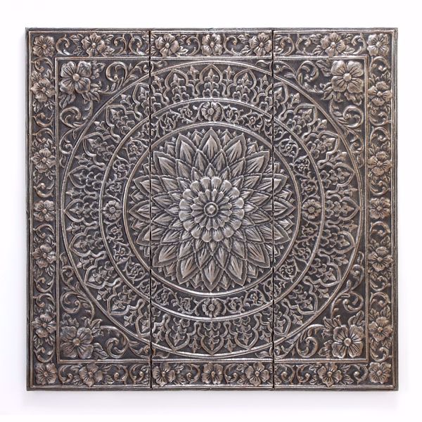 Picture of Metal Square Medallion Wall Decor