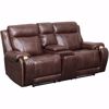 Picture of Gia Power Recline Console Loveseat with Adjustable