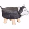 Picture of Gray Dog Ottoman