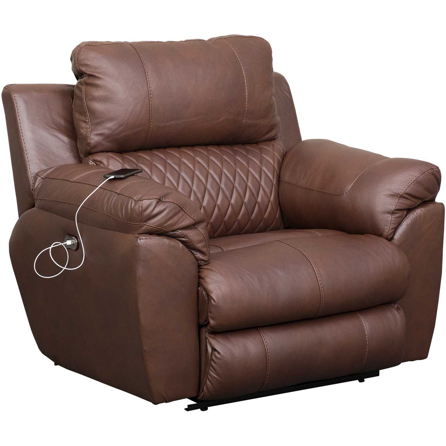 Sorrento leather rocker recliner chair