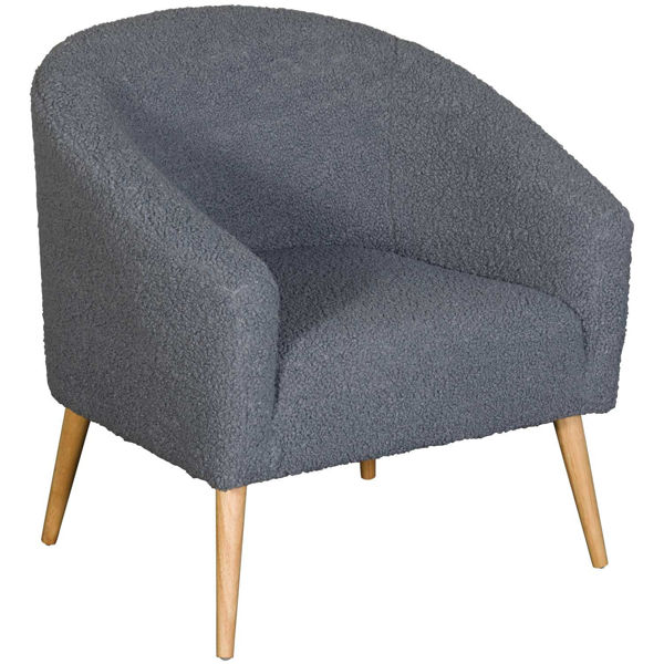 Picture of Sherpa Gray Accent Chair