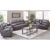 Picture of Rigby Gray Leather Power Recline Sofa
