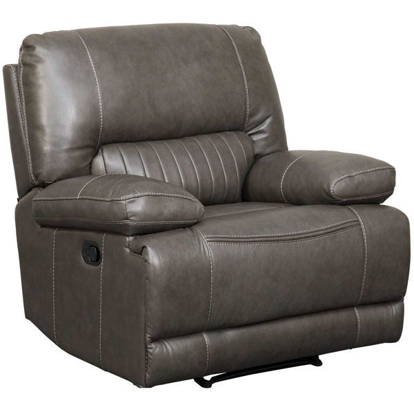Picture of Rigby Gray Leather Recliner