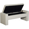 Picture of Lyla Beige Tufted Storage Bench