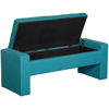 Picture of Lyla Teal Tufted Storage Bench