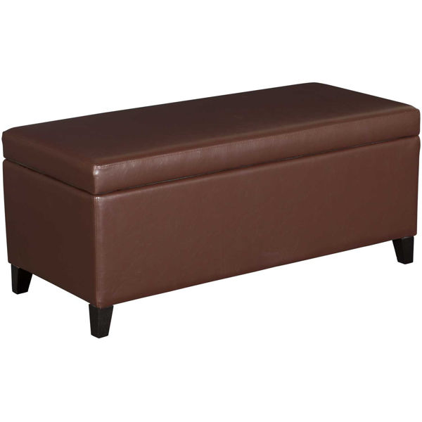 Picture of Conrad Lift Top Brown Storage Bench