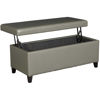 Picture of Conrad Lift Top Gray Storage Bench